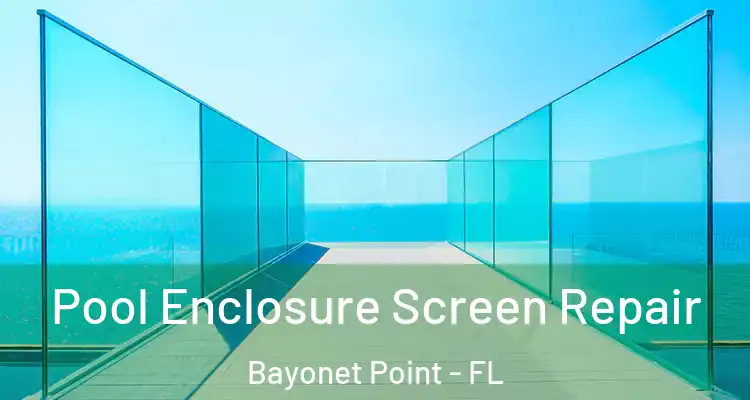  Pool Enclosure Screen Repair Bayonet Point - FL